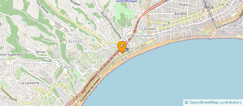 localisation de l'entreprise MONSIEUR DENIS JEHANNO à NICE