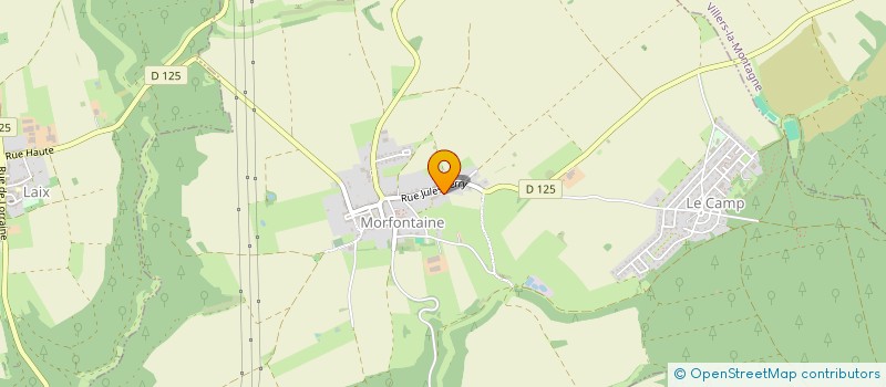 localisation de l'entreprise MONSIEUR DENIS JENTRELLE  MORFONTAINE