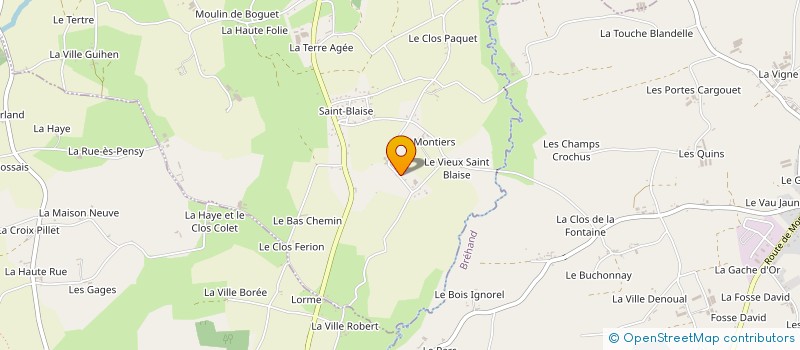 localisation de l'entreprise MONSIEUR DENIS JOANNOT  QUESSOY