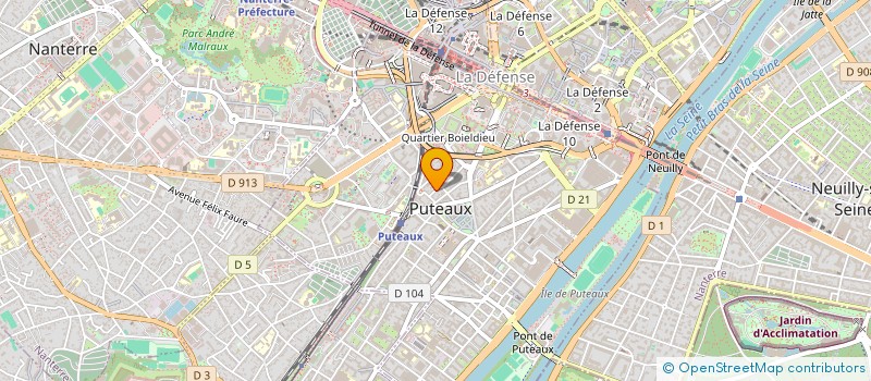 localisation de l'entreprise MONSIEUR DENIS JOBRON  PUTEAUX