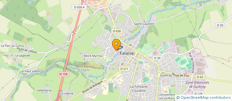 localisation de l'entreprise MONSIEUR DENIS JOSEPHINE  FALAISE