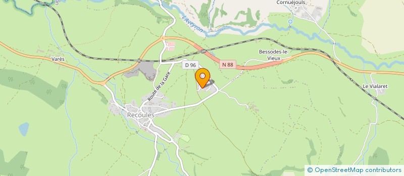 localisation de l'entreprise MONSIEUR DENIS JOYEZ  SEVERAC D'AVEYRON