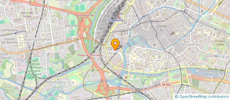 localisation de l'entreprise MONSIEUR DENIS JUNG  STRASBOURG