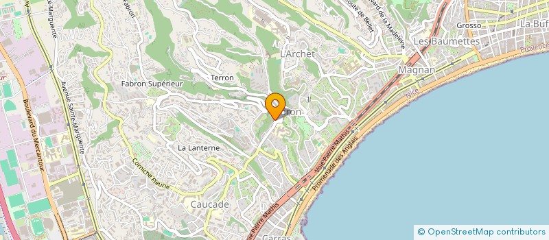 localisation de l'entreprise MONSIEUR DENIS JUNG à NICE