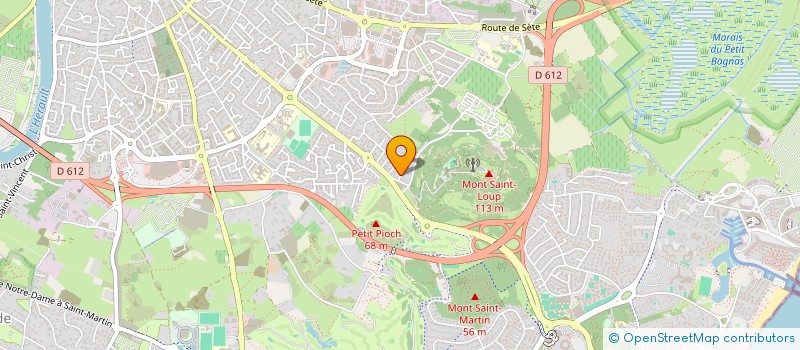 localisation de l'entreprise MONSIEUR DENIS JUNG  AGDE