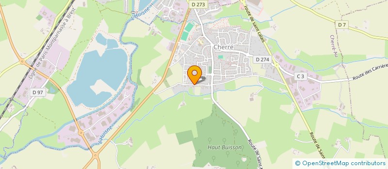 localisation de l'entreprise MONSIEUR DENIS KACZMAREK  CHERRE-AU