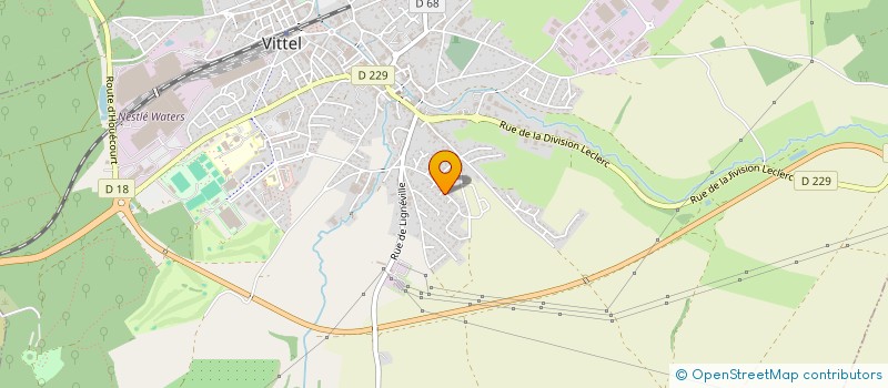 localisation de l'entreprise MONSIEUR DENIS KARIGER  VITTEL