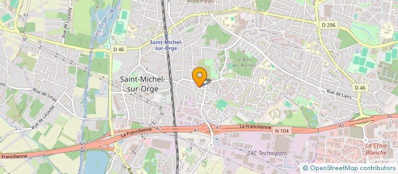 localisation de l'entreprise MONSIEUR DENIS KASEKE  SAINT-MICHEL-SUR-ORGE