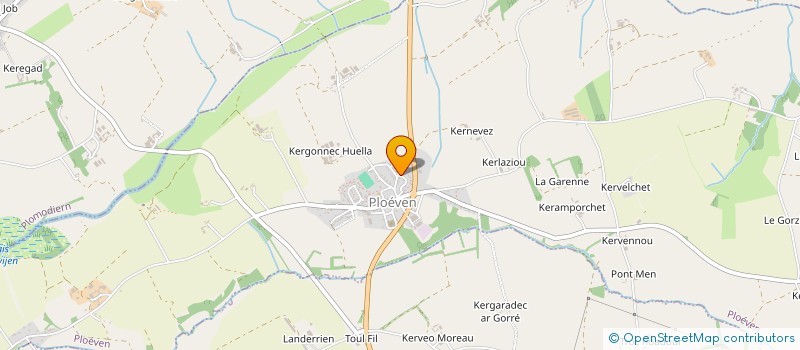 localisation de l'entreprise MONSIEUR DENIS KELLER  PLOEVEN