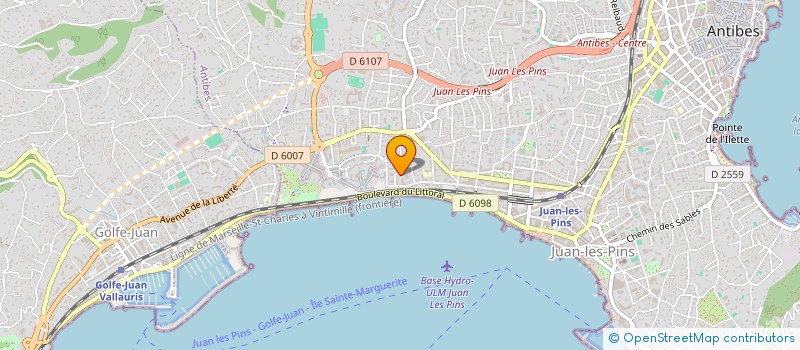 localisation de l'entreprise MONSIEUR DENIS KHERMOUCHE à ANTIBES