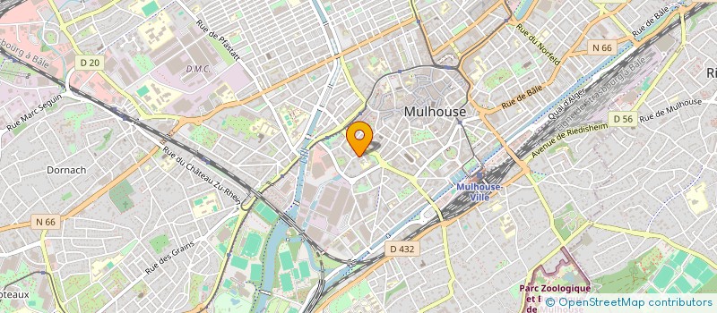 localisation de l'entreprise MONSIEUR DENIS KLEIN  MULHOUSE