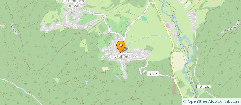 localisation de l'entreprise MONSIEUR DENIS KLEIN  NEUVE-EGLISE