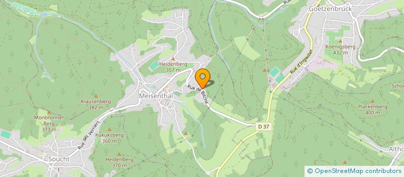 localisation de l'entreprise MONSIEUR DENIS KREMER  MEISENTHAL