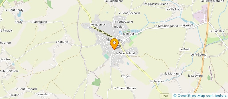 localisation de l'entreprise MONSIEUR DENIS L'HERMITTE à PLUMAUDAN