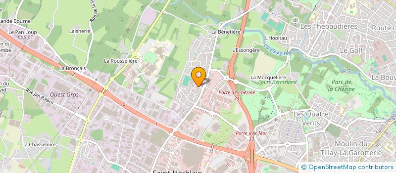 localisation de l'entreprise MONSIEUR DENIS LABELLE  SAINT-HERBLAIN