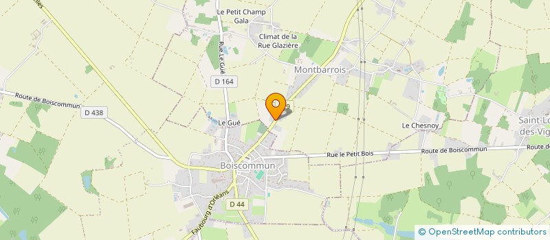 localisation de l'entreprise MONSIEUR DENIS LACHAIZE  MONTBARROIS