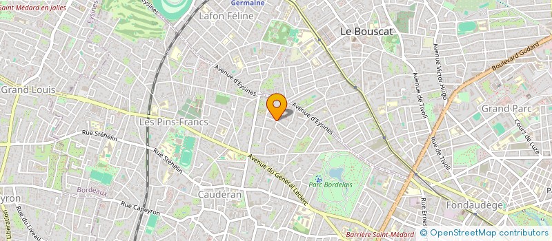 localisation de l'entreprise MONSIEUR DENIS LACHARME  BORDEAUX