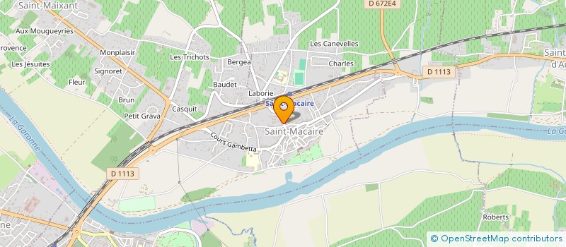 localisation de l'entreprise MONSIEUR DENIS LACOMBE à SAINT-MACAIRE