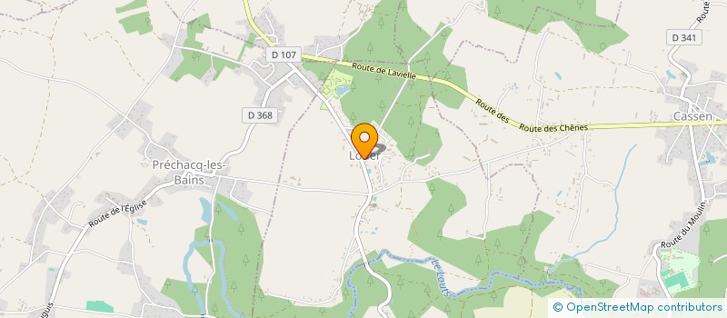 localisation de l'entreprise MONSIEUR DENIS LAFARGE  LOUER