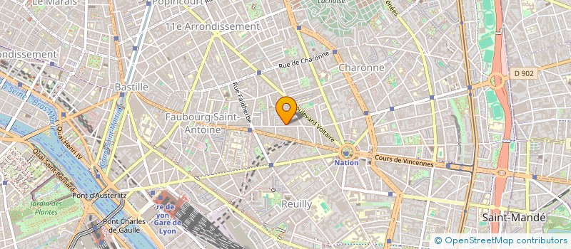 localisation de l'entreprise MONSIEUR DENIS LAFOND  PARIS