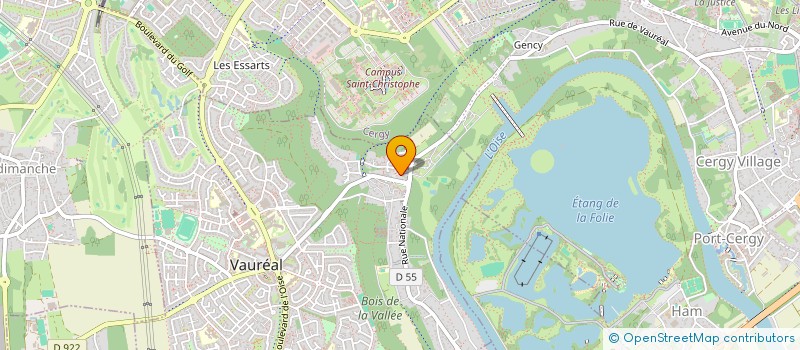 localisation de l'entreprise MONSIEUR DENIS LAGARDE à VAUREAL