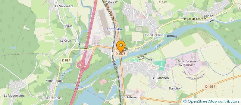 localisation de l'entreprise MONSIEUR DENIS LAIGLE  PONT-D'AIN