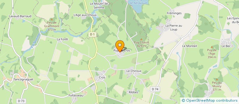 localisation de l'entreprise MONSIEUR DENIS LAMARDELLE à FURSAC