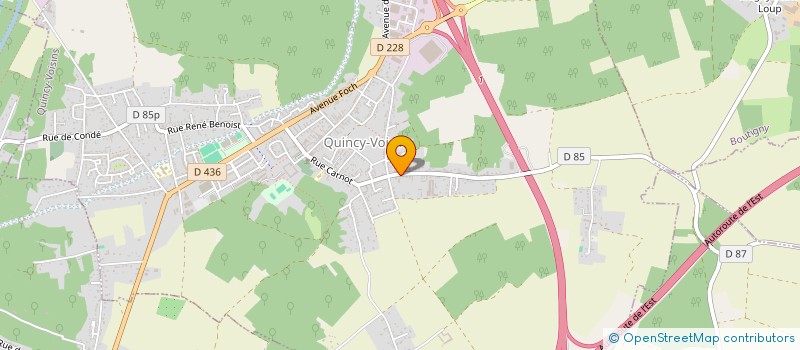 localisation de l'entreprise MONSIEUR DENIS LAMBOTTE  QUINCY-VOISINS