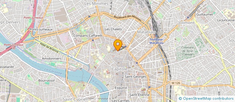 localisation de l'entreprise MONSIEUR DENIS LAMOTTE  TOULOUSE