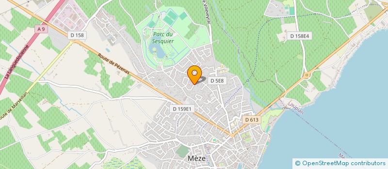localisation de l'entreprise MONSIEUR DENIS LANFUMEY à MEZE