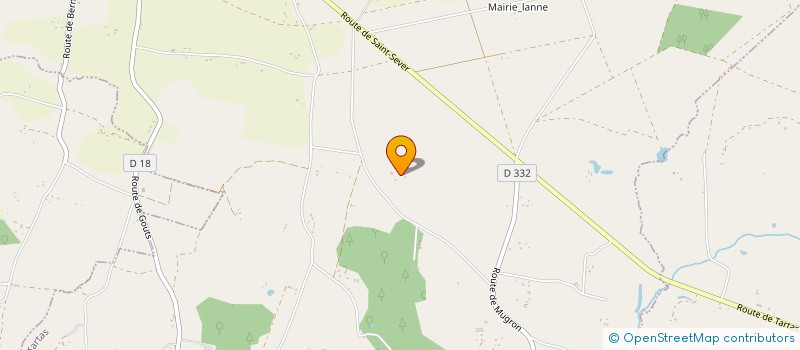 localisation de l'entreprise MONSIEUR DENIS LANGLADE  TARTAS