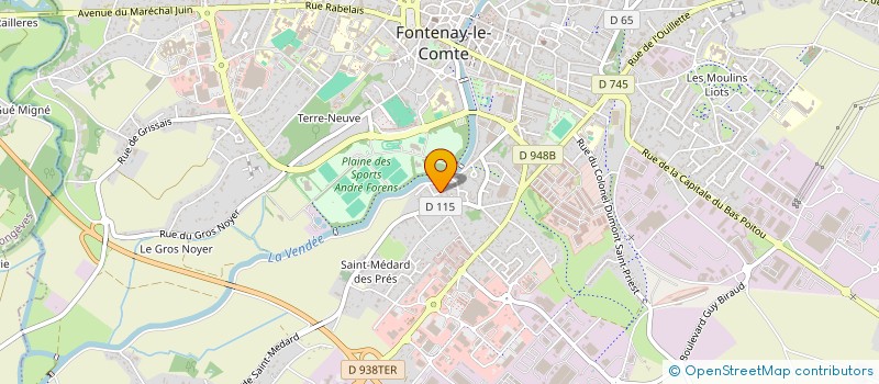 localisation de l'entreprise MONSIEUR DENIS LANGLOIS à FONTENAY-LE-COMTE