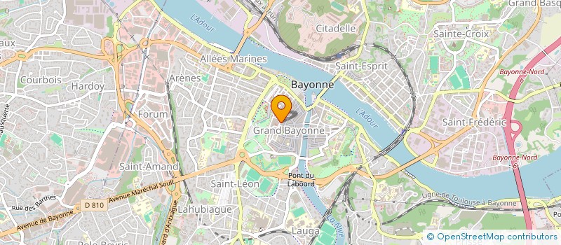 localisation de l'entreprise MONSIEUR DENIS LANNES à BAYONNE
