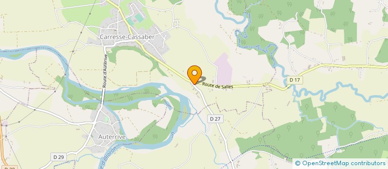 localisation de l'entreprise MONSIEUR DENIS LANSALOT-GNE  CARRESSE-CASSABER