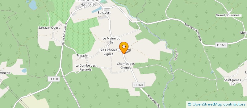 localisation de l'entreprise MONSIEUR DENIS LAOUAMER à SAINT-MARTIN-DE-COUX