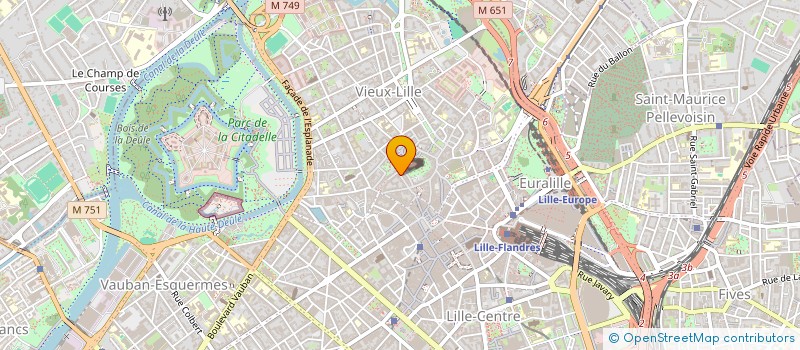 localisation de l'entreprise MONSIEUR DENIS LATREE  LILLE