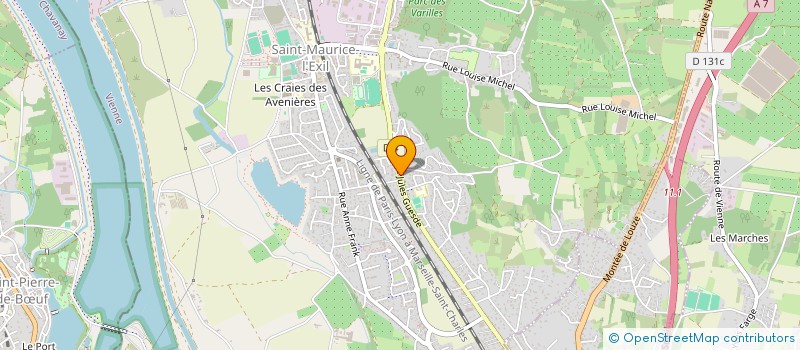 localisation de l'entreprise MONSIEUR DENIS LATTARD  SAINT-MAURICE-L'EXIL