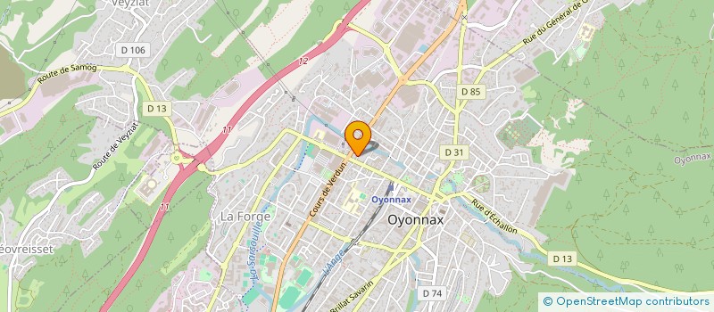 localisation de l'entreprise MONSIEUR DENIS LATTARD à OYONNAX