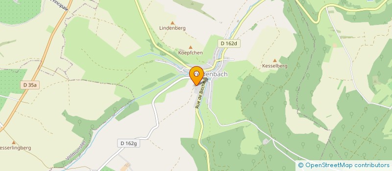 localisation de l'entreprise MONSIEUR DENIS LAUER  BREIDENBACH