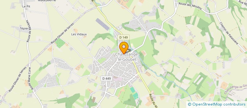 localisation de l'entreprise MONSIEUR DENIS LAURENT à CHATUZANGE-LE-GOUBET