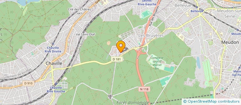 localisation de l'entreprise MONSIEUR DENIS LAURENT à SEVRES