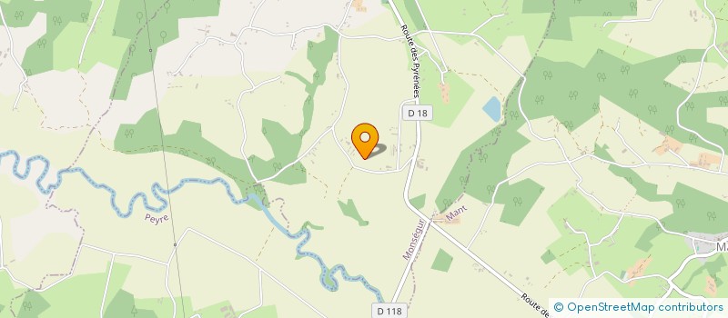 localisation de l'entreprise MONSIEUR DENIS LAURETET  MONGET