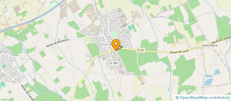 localisation de l'entreprise MONSIEUR DENIS LAVERGNE  LANSARGUES