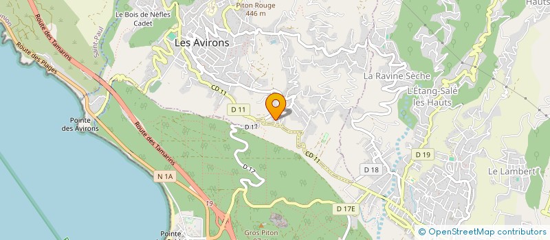 localisation de l'entreprise MONSIEUR DENIS LAVIGNE  LES AVIRONS