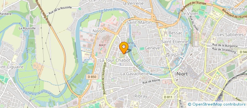 localisation de l'entreprise MONSIEUR DENIS LE à NIORT