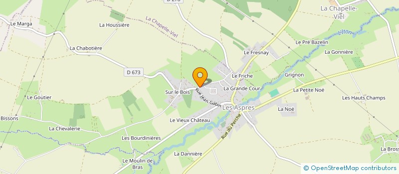 localisation de l'entreprise MONSIEUR DENIS LE BOSSE à LES ASPRES