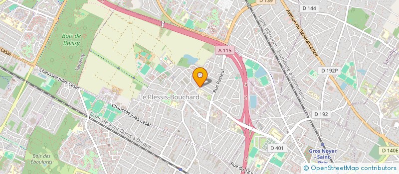 localisation de l'entreprise MONSIEUR DENIS LE GOFF  LE PLESSIS-BOUCHARD