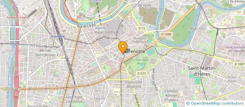 localisation de l'entreprise MONSIEUR DENIS LE GOUIC à GRENOBLE