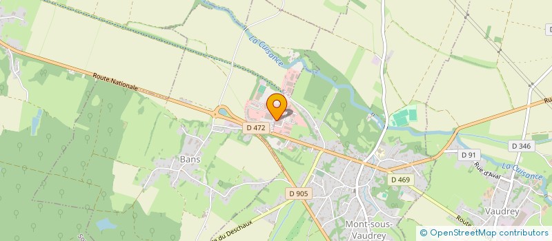 localisation de l'entreprise MONSIEUR DENIS LEBRUN  OUNANS