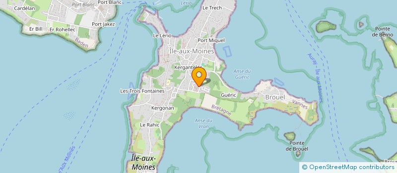 localisation de l'entreprise MONSIEUR DENIS LECHAUX  ILE-AUX-MOINES